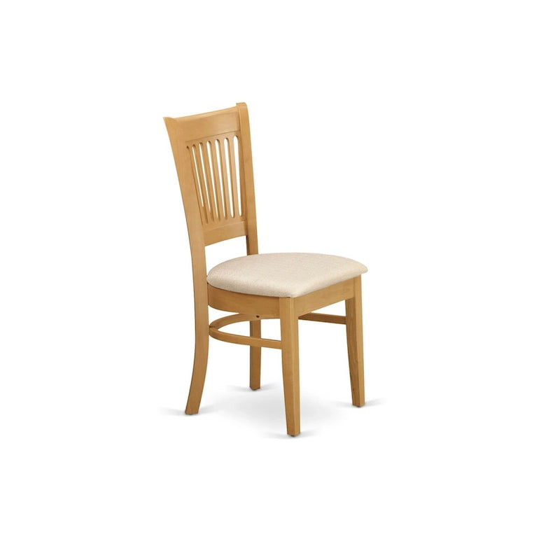 Set da Pranzo di 3 Pezzi Contenente un Tavolo Rotondo e 2 Sedie da Cucina, Rovere (Opzioni di Seduta)