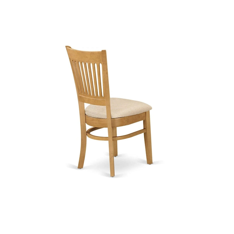 Set da Pranzo di 3 Pezzi Contenente un Tavolo Rotondo e 2 Sedie da Cucina, Rovere (Opzioni di Seduta)