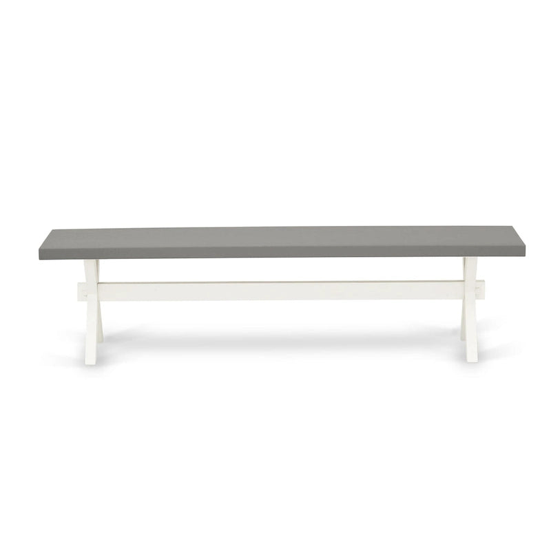 Set da pranzo - un tavolo da pranzo e sedie Parsons in lino grigio, bianco sporco (Opzioni pezzi)