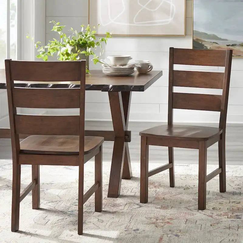 Set da pranzo Mandeville 5 pezzi in legno massello