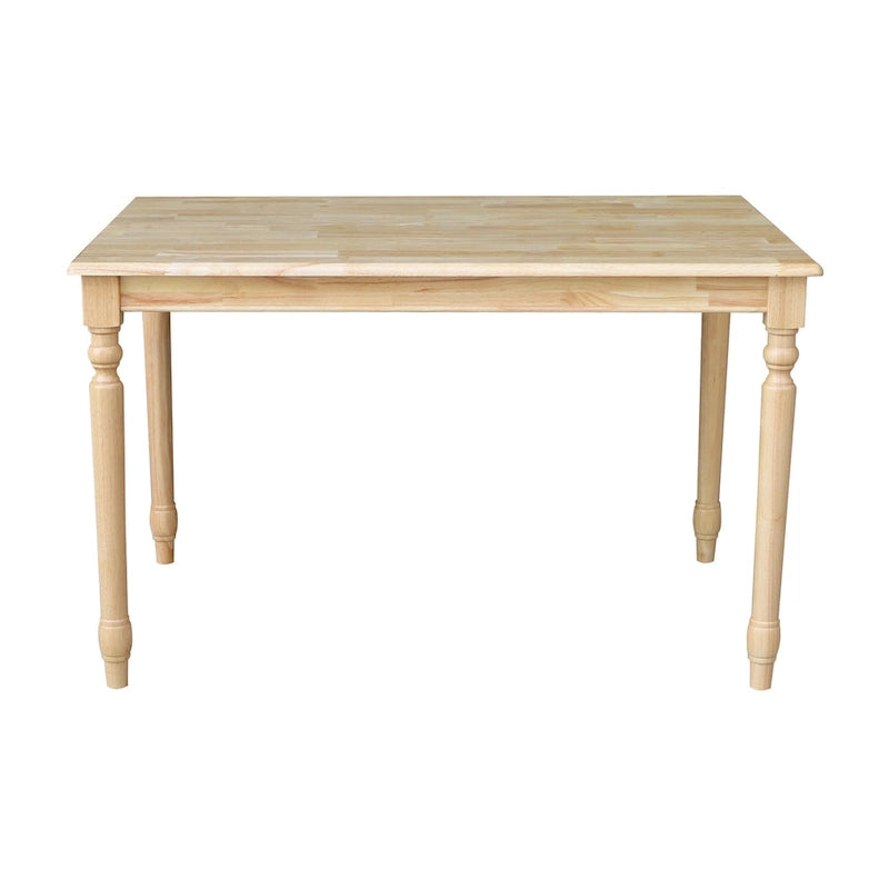 Tavolo da pranzo in legno massello 30 x 48 con 4 sedie
