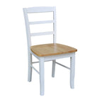Tavolo da pranzo in legno massello 30 x 48 con 4 sedie